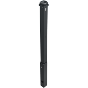 Ornamental bollard | steel tube 70 x 70 mm | series 473B | removable, self-engaging lockwith hot-dip galvanized ground socket part-no. 470.10approx. 500 mm below ground | with Euro profile cylinder lock and three keys | without eyelet